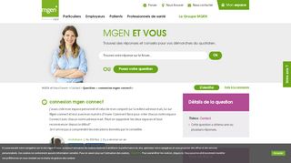 
                            9. connexion mgen connect - Avec Réponse(s) - MGEN et Vous