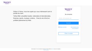 
                            1. connexion - Yahoo! Mail