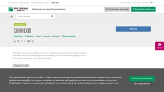 
                            3. Connexis | Online dienst | BNP Paribas Fortis Ondernemingen