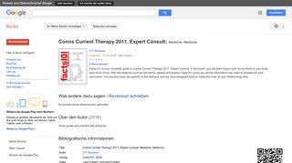 
                            8. Conns Current Therapy 2011, Expert Consult: Medicine, Medicine