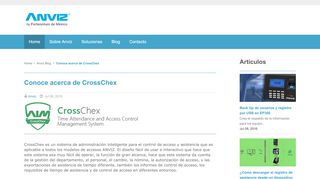 
                            12. Conoce acerca de CrossChex - Anviz México