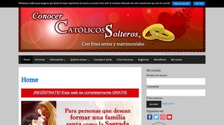 
                            6. Conocer Católicos Solteros – Servicio gratuito de CatholicosOnLine