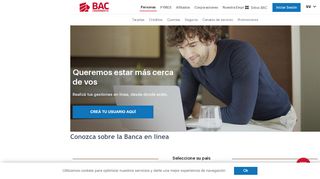 
                            4. Conozca sobre la Banca en línea | BAC