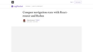 
                            9. Conquer navigation state with React-router and Redux - LogRocket