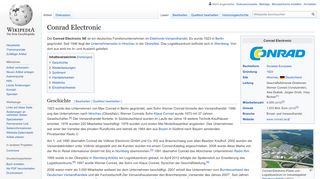 
                            12. Conrad Electronic – Wikipedia