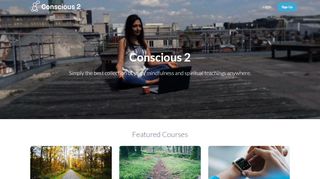 
                            2. Conscious 2: Homepage