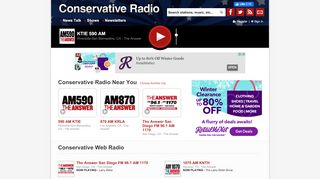 
                            11. ConservativeRadio.com - Free Online Conservative News Talk Radio ...