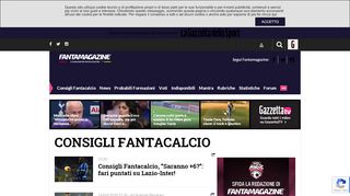 
                            12. Consigli Fantacalcio – Fantamagazine