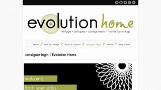 
                            10. consignor login | Evolution Home