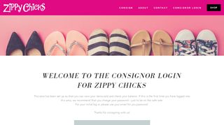 
                            11. Consignor Login — Zippy Chicks