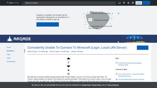 
                            3. Consistently Unable To Connect To Minecraft (Login, Local LAN ...
