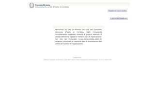 
                            5. Consolato Generale d'Italia a Cordoba - Prenota OnLine, accesso al ...