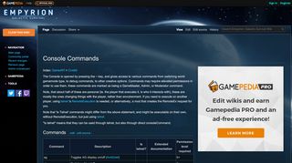 
                            4. Console Commands - Official Empyrion: Galactic Survival Wiki