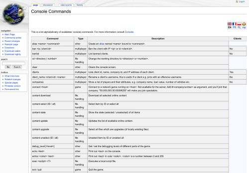 
                            3. Console Commands - OpenTTD