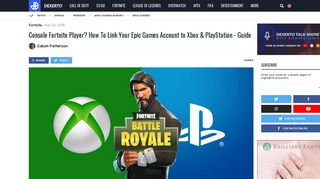 
                            11. Console Fortnite Player? How To Link Your Epic Games Account to ...