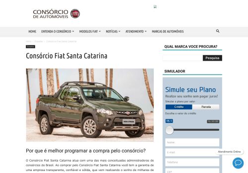 
                            13. Consórcio Fiat Santa Catarina | Consórcio de Automóveis