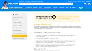 
                            8. Consorcio Luiza - Magazine Luiza