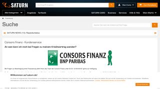 
                            9. Consors Finanz - Kundenservice - saturn