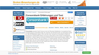 
                            8. Consorsbank Erfahrungen 2019 » unabhängiger Test | broker ...