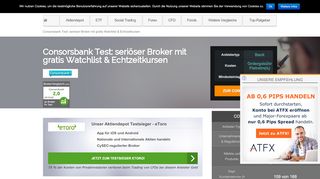 
                            12. Consorsbank Erfahrungen im Broker Test 2019 » Unsere Bewertung