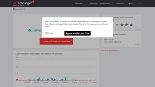 
                            1. Consorsbank Störung? Aktuelle Störungen und Probleme ...