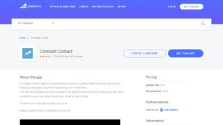 
                            8. Constant Contact | BigCommerce