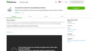
                            11. Constant Contact for QuickBooks Online | QuickBooks App Store