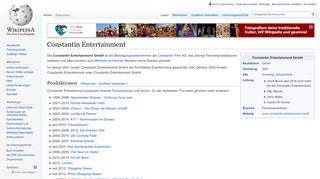
                            6. Constantin Entertainment – Wikipedia