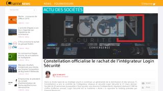 
                            12. Constellation officialise le rachat de l'intégrateur Login ...