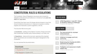 
                            9. Constitution, Rules & Regulations | United Fire Brigades' Association