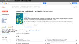 
                            11. Construction Collaboration Technologies: The Extranet Evolution