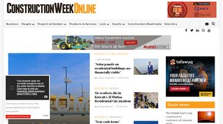 
                            8. Construction Week Online: Latest Construction News