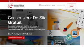 
                            7. Construire un site gratuit facilement en utilisant le ... - 000Webhost