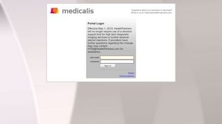 
                            1. Consult Portal - Login - Medicalis