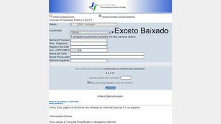 
                            8. Consulta - Apolo - Consulta Processual