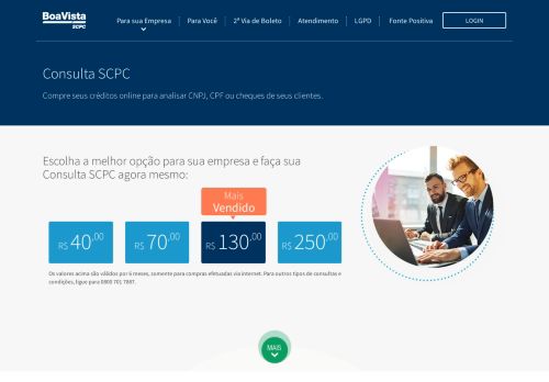 
                            4. Consulta de Clientes SCPC - Boa Vista SCPC