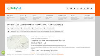 
                            10. Consulta de Comprovantes Financeiros – Contracheque | Din Din ...