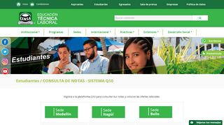 
                            11. CONSULTA DE NOTAS - Educación técnica para el trabajo - Censa