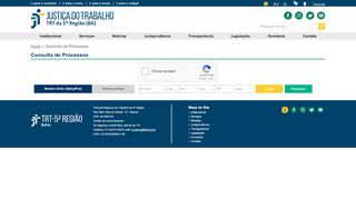 
                            5. Consulta de Processos - TRT5