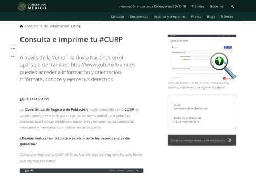 
                            3. Consulta e imprime tu #CURP | Secretaría de Gobernación | Gobierno ...