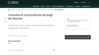 
                            6. Consulta el comprobante de pago de Pensión | Instituto de Seguridad ...