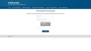 
                            1. Consulta Processual - e-Recursos