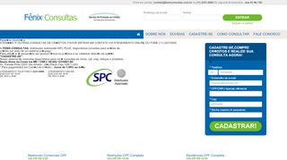 
                            3. Consulta SPC - Consulta CPF | Fenix Consultas