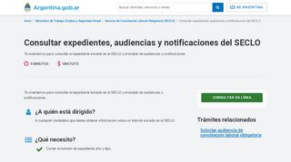 
                            4. Consultar expedientes, audiencias y notificaciones del SECLO ...