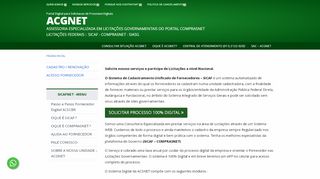 
                            7. Consultar Situação SICAF COMPRASNET