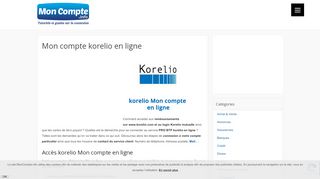 
                            7. Consulter compte korelio mutuelle en ligne sur www.korelio.com