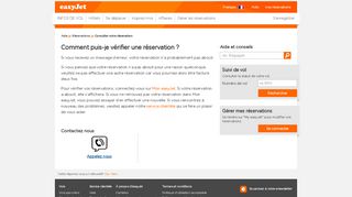 
                            2. Consulter votre réservation - easyJet.com