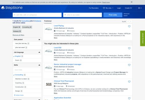 
                            13. Consulting Jobs in Antwerp - Stepstone