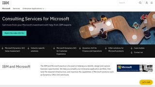 
                            12. Consulting Services for Microsoft | IBM