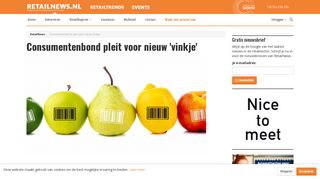 
                            8. Consumentenbond pleit voor nieuw 'vinkje' - RetailNews.nl